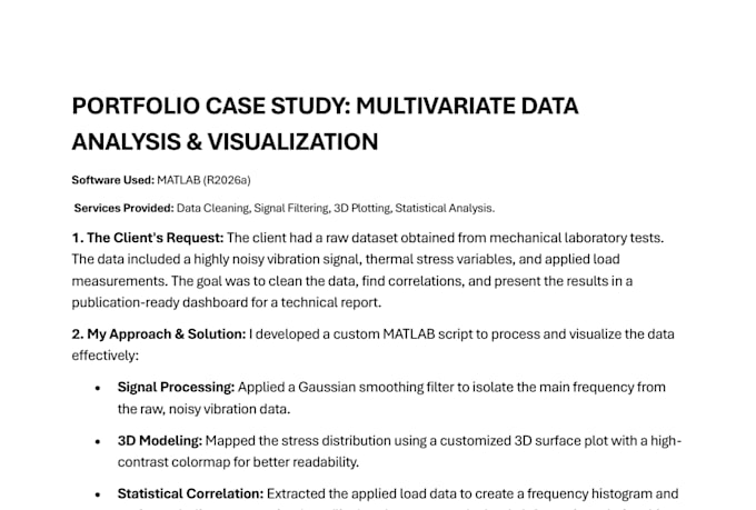 create professional matlab plots, data visualizations, and basic scripts